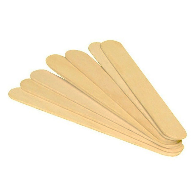 Spatule cire jetable large x100